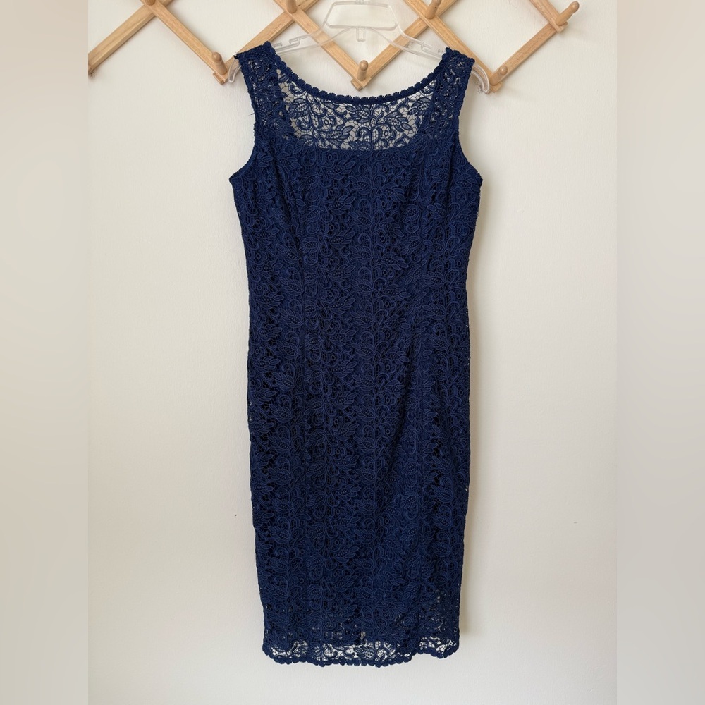 White House Black Market Lace Sheath Dress